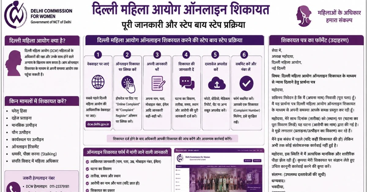 Mahila ayog online Complaint